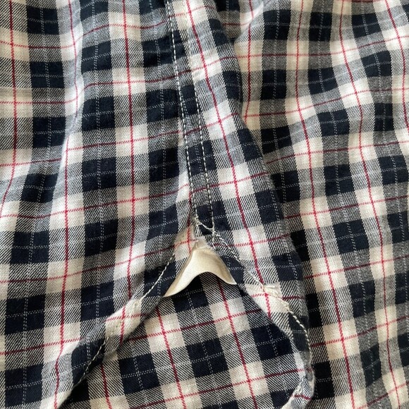 Victoria Secret Plaid Long Sleeve Shirt. Size S. - Picture 6 of 9